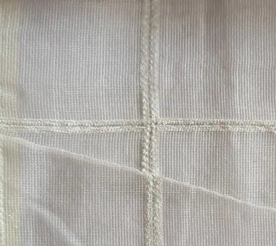 Linen Chokda fabric sample, Linen & cotton